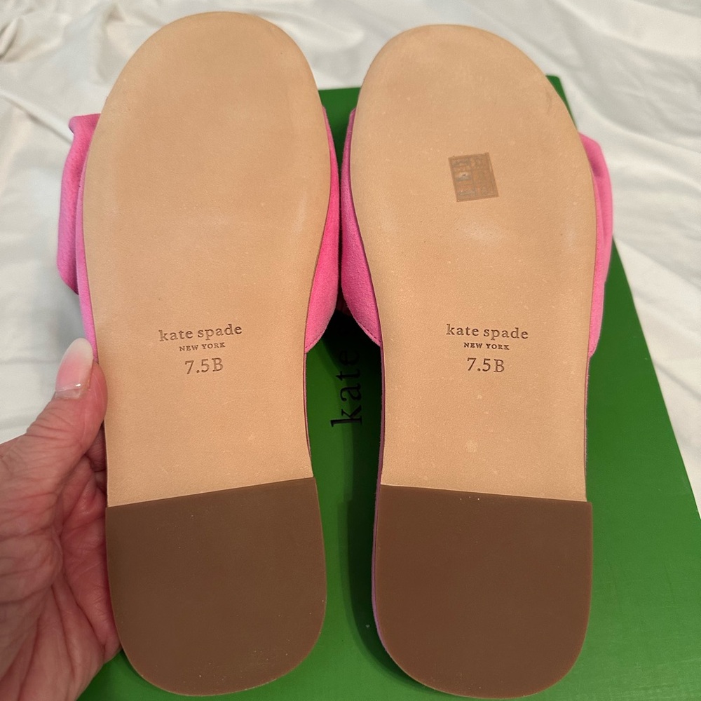 Kate Spade Pink Ruffle Sandals - Picture 3 of 4